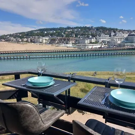 Mini-Duplex Cosy Avec Magnifique Vue Mer Deauville Exterior photo